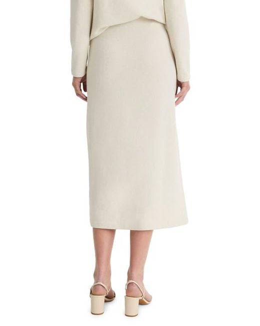 Vince Natural Wrap Front Sweater Skirt