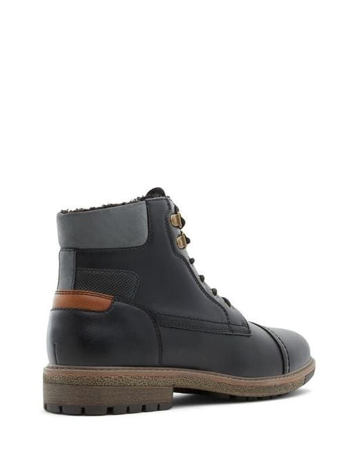 ALDO Black Landon Side Zip Boot for men
