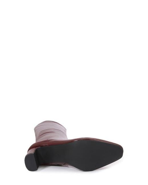 BERNESS Red Square Toe Boot