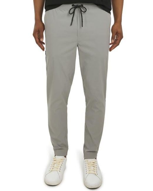 DKNY Gray Essential Tech Joggers for men