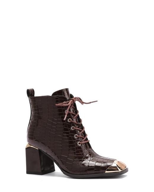 Ninety Union Brown Fantastic Lace Up Boot