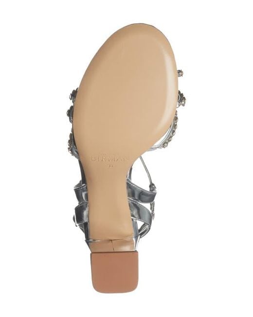 Alexandre Birman White Caged Ankle Strap Sandal