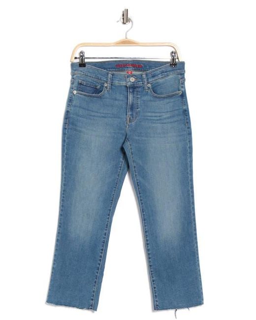 Lucky Brand Blue Mid Rise Sweet Crop Raw Hem Jeans