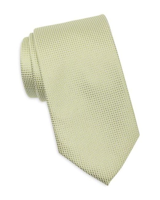 Bonobos Yellow Textured Silk Tie for men