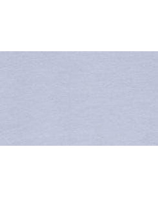 Eileen Fisher Blue Crewneck Long Sleeve Boxy ® Lyocell Top