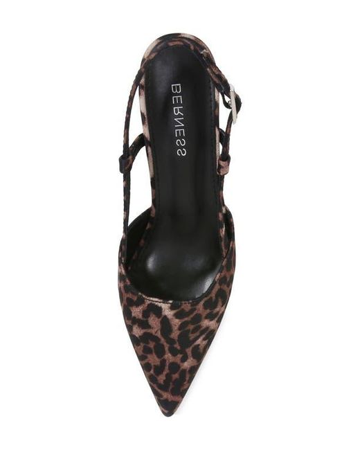 BERNESS Black Joanna Slingback Pump