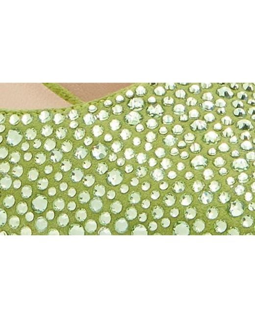 Stuart Weitzman Green Stuart Power Shine Pump