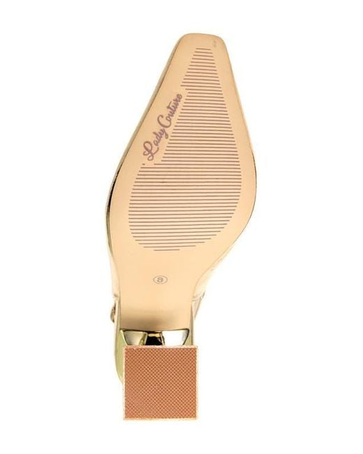 Lady Couture Metallic Mistic Slingback Pump
