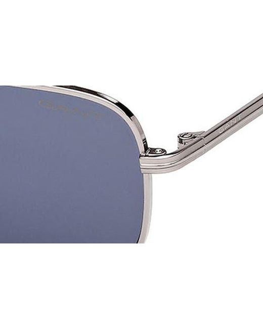 Gant Blue Rectangular Sunglasses for men
