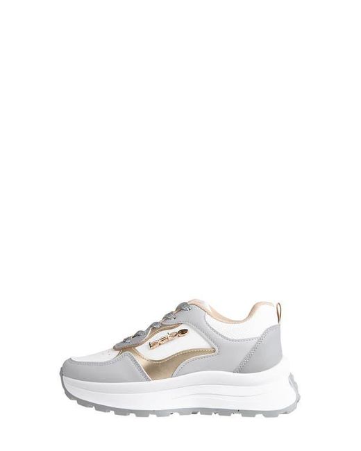 Bebe Gray Colorblock Jogger Sneaker