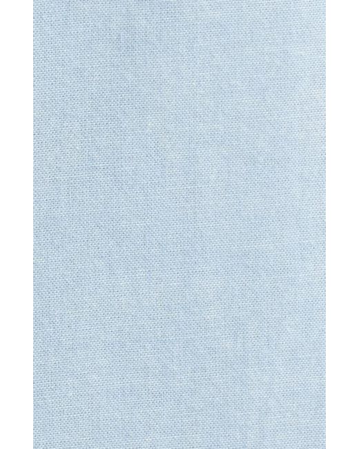 Vince Blue Chambray Button-Up Shirt for men