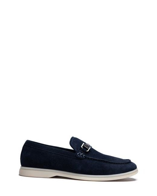 Tailorbyrd Blue Mikey Bit Loafer for men