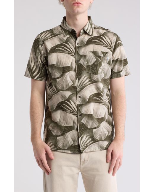 Hurley Multicolor Rincon Floral Short Sleeve Button-up Shirt for men