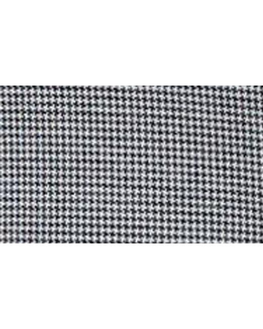 Theory Gray Slim Houndstooth Kick Flare Pants