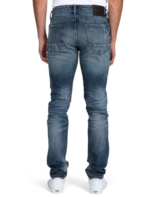 PRPS Blue Le Sabre Distressed Slim Fit Jeans for men