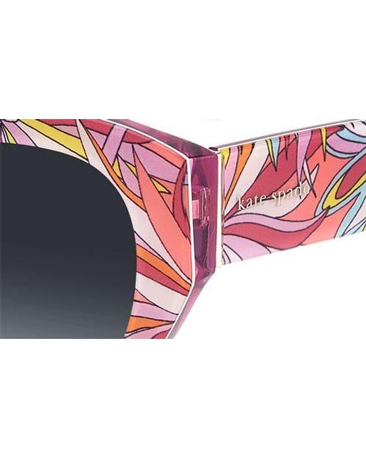 Kate Spade Blue Paisleigh 55mm Gradient Cat Eye Sunglasses