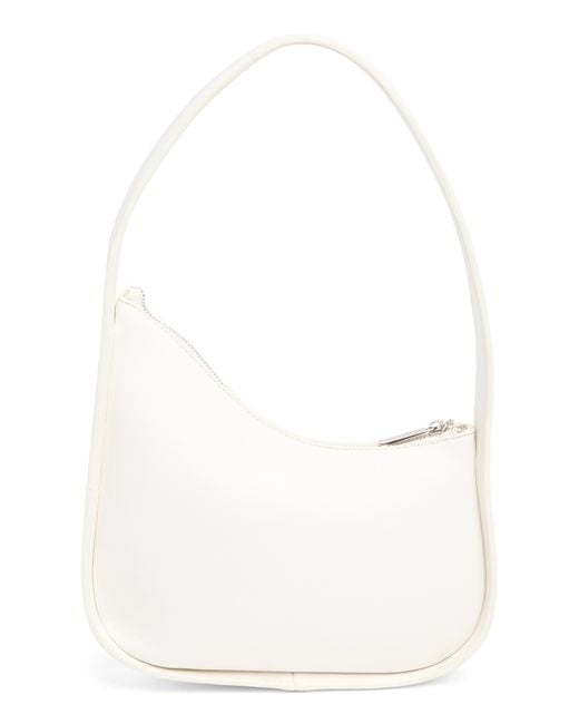 BCBGMAXAZRIA White Asymmetric Shoulder Bag