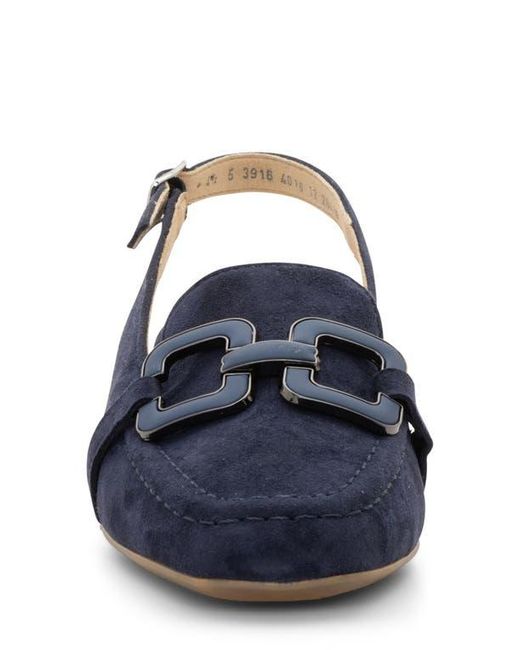 Ara Blue Granada Slingback Pump
