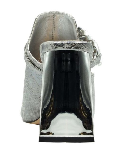 Ninety Union Gray Ryder Open Toe Pump