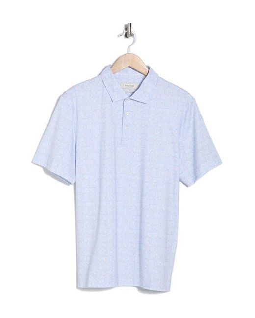 Bugatchi Blue Short Sleeve Polo for men