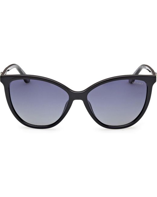 Guess Blue Cat Eye Sunglasses for men