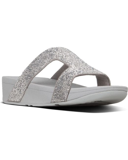 Fitflop Metallic Marli Slide Sandal