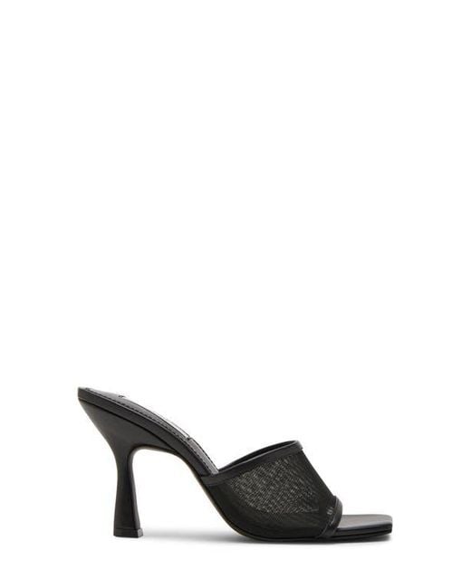 Steven New York Black Lydia Mesh Sandal