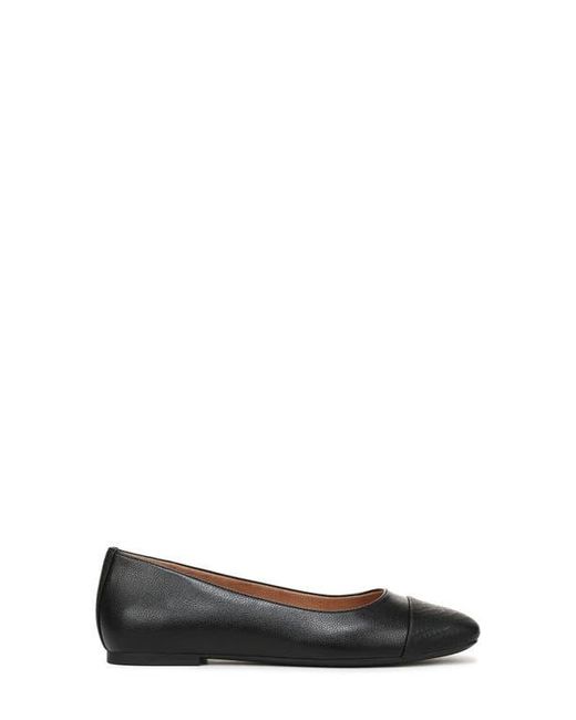 Vionic Black Hollen Cap Toe Flat