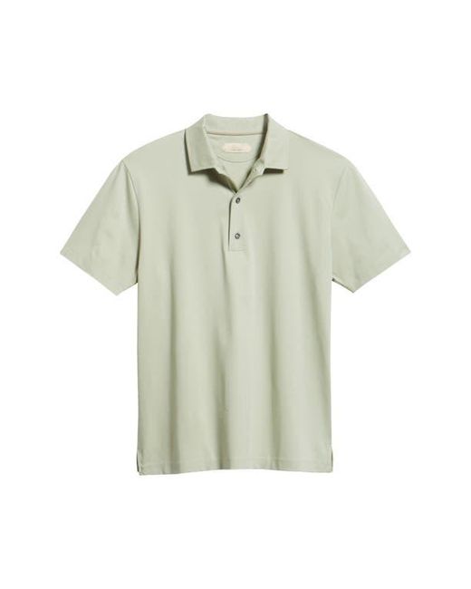 Aurélien Green Aur1 Solid Cotton Polo for men