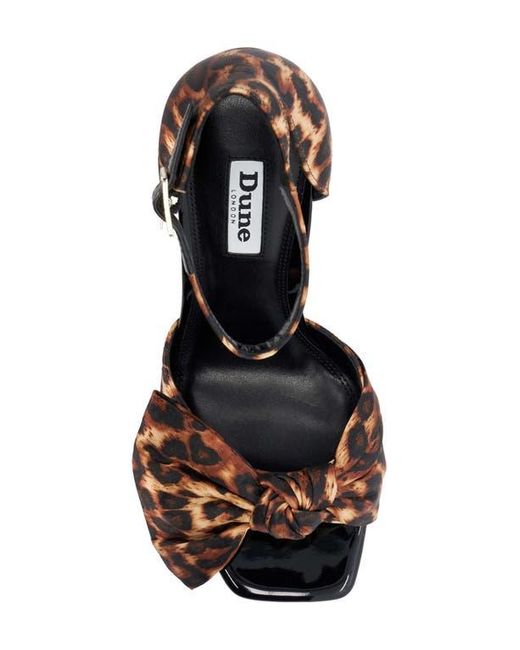 Dune Black Mannequin Ankle Strap Sandal