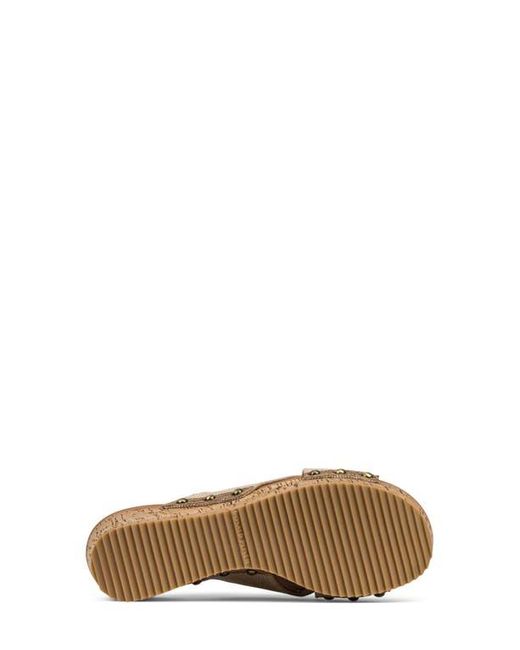 Donald J Pliner Brown Summer Platform Wedge Sandal