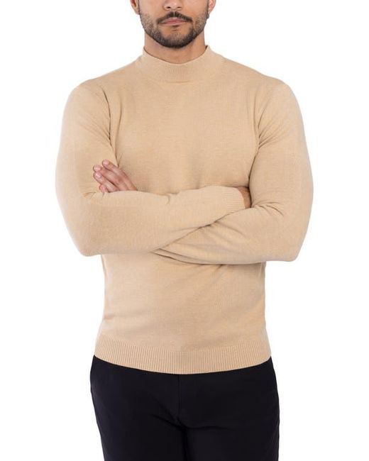 Xray Jeans Blue Mock Neck Knit Sweater for men