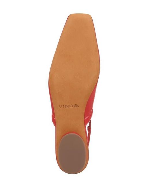 Vince Red Venice Slingback Flat