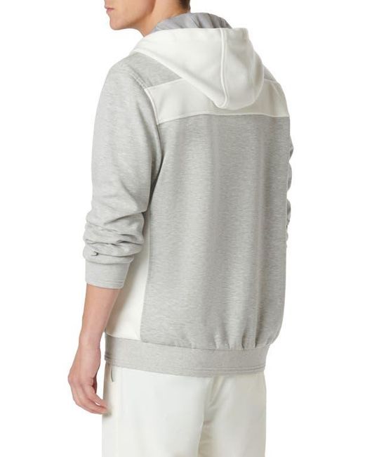 Bugatchi Gray Full Zip Hoodie for men