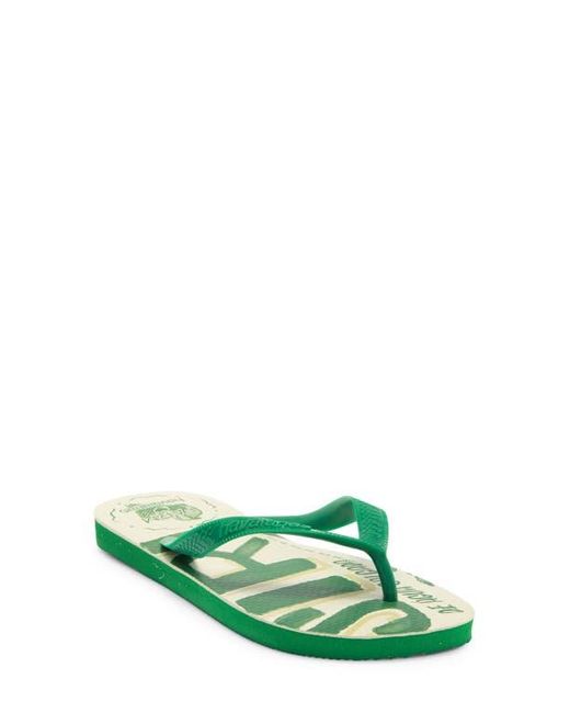 Havaianas Green X Farm Rio Crab Sandal