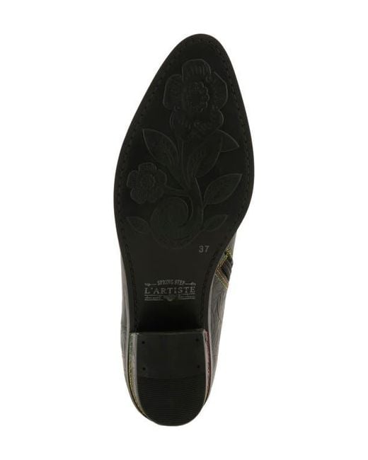 Spring Step Black Acree Bootie