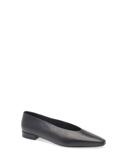 Jeffrey Campbell Black Hinted Pointed Toe Flat