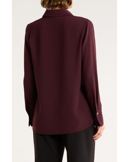 Vince Red Easy Button-Down Shirt