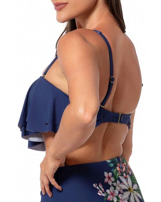 Jantzen Blue Paloma Convertible Strap Bikini Top