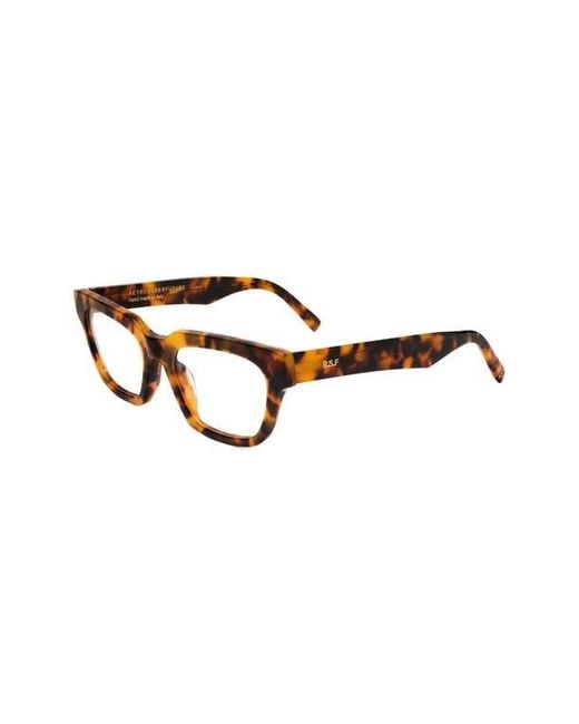 Retrosuperfuture Brown 54Mm Rectangular Reading Glasses