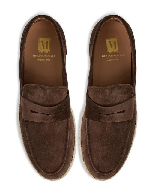 Bruno Magli Amalfi Penny Loafer in Brown for Men | Lyst