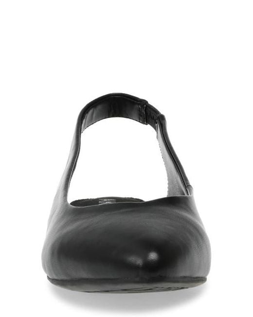 Anne Klein Black Oliff Slingback Flat