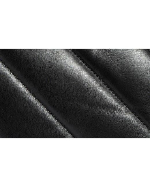 Kurt Geiger Black Soho Quilted Leather Shopper