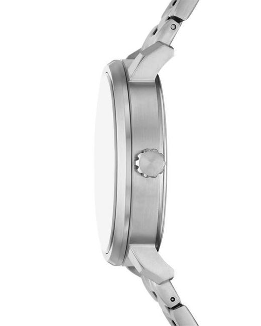 Fossil Metallic Rhett Moon Phrase Bracelet Watch, 43Mm for men