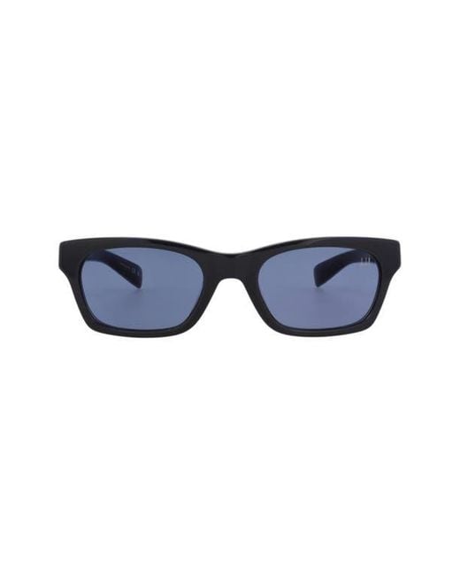 Dunhill Blue 53Mm Rectangular Sunglasses for men
