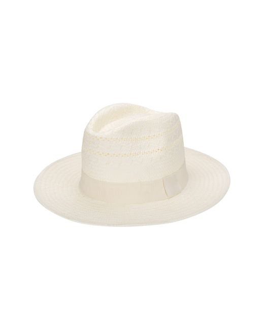 San Diego Hat White Paperbraid Fedora Hat for men