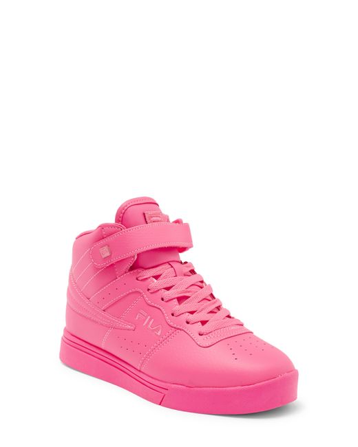 Fila Pink Vulc 13 High Top Sneaker