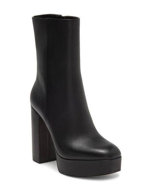 Stuart Weitzman Black Party Zip Platform Boot