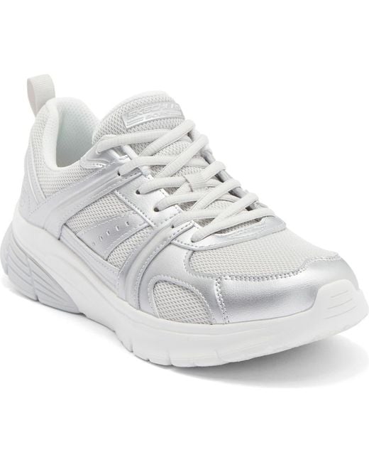 Skechers White Bobs Vamos Sneaker