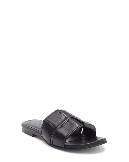 Bruno Magli Gray Nala Woven Slide Sandal